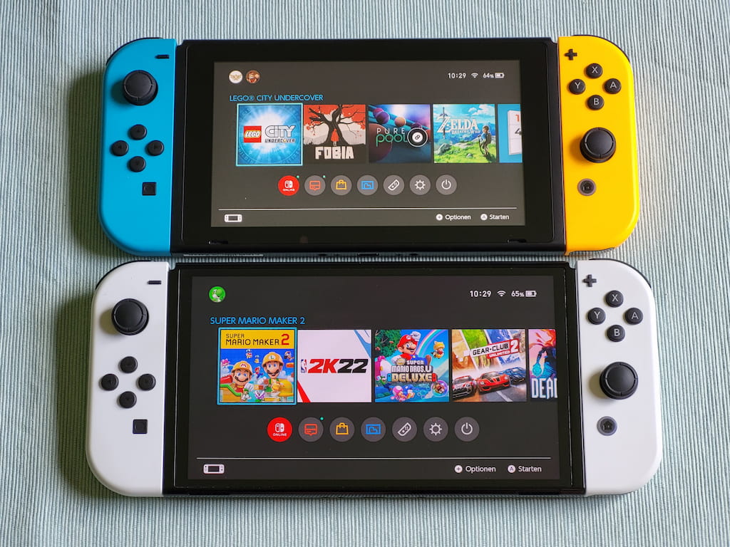 Nintendo Switch vs. Nintendo Switch OLED